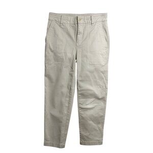 Vince Khaki Beige Pants Women Size 4 Minimalist Chino Cotton Blend